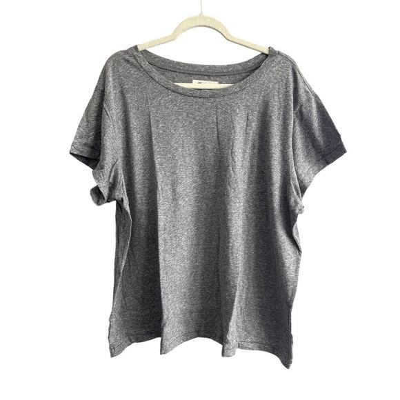 NWT Madewell Triblend Ex-Boyfriend Tee In Gray Size 2X - Picture 2 of 5